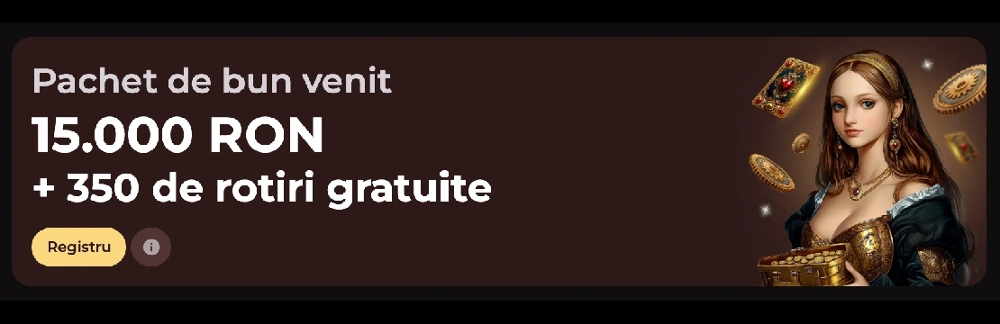 Vincispin pachet de bun venit